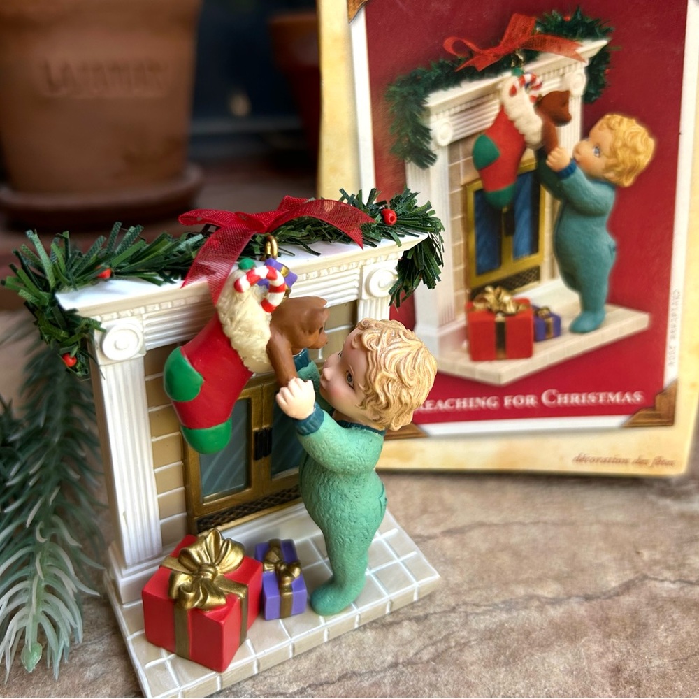 Hallmark Reaching for Christmas Keepsake Ornament New in Box